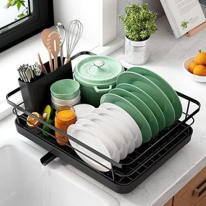 Escurridor de Platos Metálico Moderno de Alta Calidad, Tipo Vertical, <span class=keywords><strong>para</strong></span> Encimera de Cocina, Organizador de Utensilios, Escurridor de Vajilla, Cesta <span class=keywords><strong>para</strong></span> Secar Platos - Product Image 2