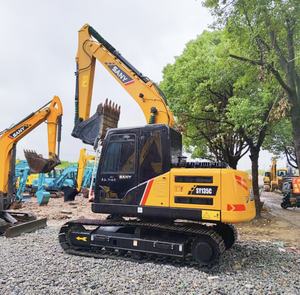 Excavatrice SANY avec moins d'heures de travail Excavatrice sur chenilles SANY 135C Excavatrice d'occasion 13Ton 14t Matériel de construction de taille moyenne à vendre - Product Image 1