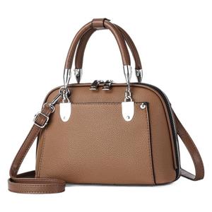 Bolso de Mano Rojo para Mujer, con Asa Superior, Correa para el Hombro y Doble Cremallera, Detalle Metálico, para Viajes Diarios - Product Image 5