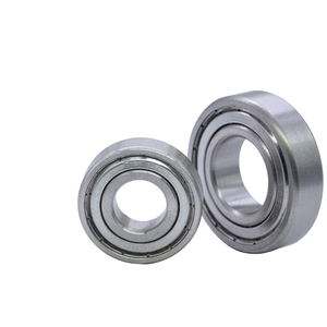 Roulement à billes à gorge profonde à paroi mince en acier inoxydable économique SUS420 S6802 RS ZZ 15x24x5mm, antirouille, pour appareils électroménagers - Product Image 1