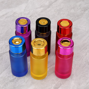 50ML Glass <b>Perfume</b> Atomizer Bottle, Portable Refillable Empty Fragrance <b>Container</b>, High-Grade Press Spray Dispenser - Product Image 4