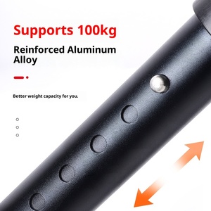 Deambulatore Telescopico Monopiede Antiscivolo per Riabilitazione da Distorsione della Caviglia e Lesioni alla Gamba Inferiore - Product Image 3