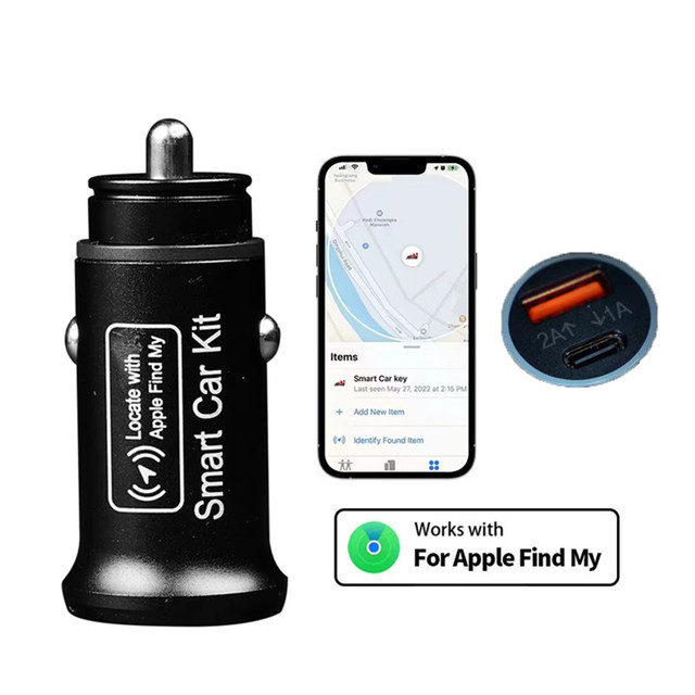 Mini GPS Car Tracker Real Time Car Charger Tracking Anti-Theft Anti-lost Smart Locator for Air Tag Gps Tracker