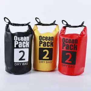 Yeni stil açık seyahat kamp su geçirmez pvc kuru çanta sırt çantası yürüyüş çantası