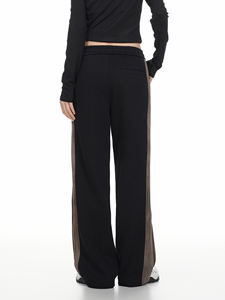 Pantaloni sportivi larghi da <span class=keywords><strong>donna</strong></span> pantaloni larghi <span class=keywords><strong>grigi</strong></span> a vita alta pantaloni sportivi da <span class=keywords><strong>donna</strong></span> pantaloni larghi da <span class=keywords><strong>donna</strong></span> con Logo personalizzato - Product Image 3