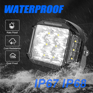 Tuosheng, versión mejorada, 5 pulgadas, alto brillo, amarillo y blanco, faro LED para camión, todoterreno, SUV, ATV, <span class=keywords><strong>Jeep</strong></span> - Product Image 5