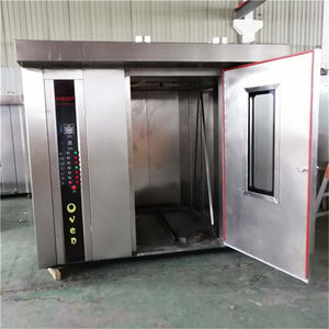 Plateaux <span class=keywords><strong>de</strong></span> cuisson automatiques à conservation <span class=keywords><strong>de</strong></span> <span class=keywords><strong>la</strong></span> chaleur anti-brûlure à double couche <span class=keywords><strong>de</strong></span> soixante-quatre 200 kilogrammes <span class=keywords><strong>de</strong></span> <span class=keywords><strong>pain</strong></span> par heure Snack au four rotatif - Product Image 3