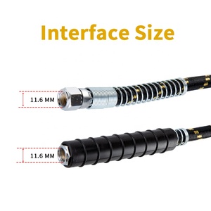 SPS 33FT Black High Temperature Steam Hose 10M High Pressure Car Washer Hose Steam Cleaners Water Hose - Product Image 6
