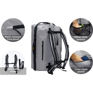 Bolsa Impermeable para Natación y Navegación, Bolsa de Viaje Impermeable Totalmente Sumergible y Duradera, Muestra Gratuita - Product Image 3