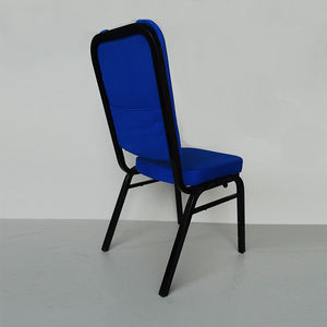 La Silla de oración de la Iglesia tapizada azul de diseño moderno de estilo portátil se puede personalizar - Product Image 3