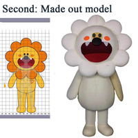 Costume de mascotte de dessin animé d'animal en peluche Simpson de taille adulte personnalisée Qiman à vendre