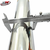 Tubo Intermedio de Longitud Igual KM Performance para G80 G82 G87 G8X S58 - Flujo de Sonido de Escape Mejorado, Acero Inoxidable SS304 de 1.5mm de Espesor