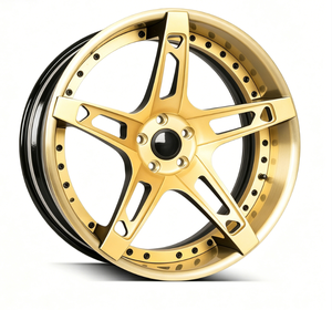 Jantes forgées en or 3 pièces 17-22 pouces 5 X112/ 5 X 120 ET30 35 42 <span class=keywords><strong>45</strong></span> pour Audi BMW Benz - Product Image 1