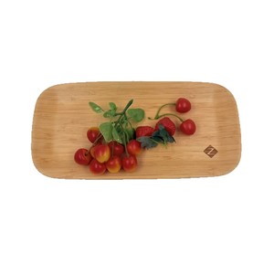 Plateau de service en bambou 32,5x16x1,3cm, motif bois, usage résidentiel - Product Image 2
