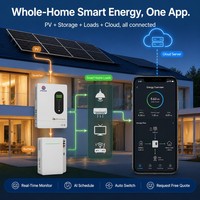 Pour Power Wall 51.2V 280Ah 14.33kwh 16kwh 20kwh, Batterie de stockage d'énergie solaire domestique empilable avec Cache anti-poussière, Protection incendie et Roues