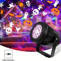 Projecteur LED à motif dynamique Lampe d'ambiance colorée pour bar de fête en plein air-Projection de Noël Contrôle sans fil