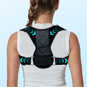 Ceinture de soutien dorsal confortable en néoprène réglable avec logo personnalisé, correcteur de posture et de colonne vertébrale - Product Image 2