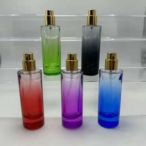 Screw on 30ml Color Gradient Perfume and Cosmetic <b>Dispensing</b> Glass <b>Bottles</b> with Sprayers Transparent Products - Product Image 5