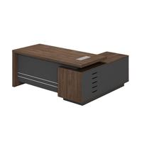 Vente en gros d'usine de bureau de PDG en forme de L Fabricant de mobilier de bureau Bureau du directeur exécutif