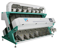 Kosteneffectieve volledig intelligente kleurenbonensorteermachine voor sojabonen, maïs, noten, fruit & tarwe met CCD en variabel licht PLC