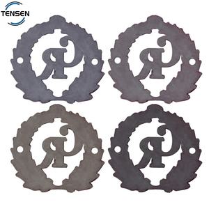 Nickle-Free Custom Holle Letter Logo Tags 2-Holes Zinklegering Kleding Merk Tags Voor Abaya Sjaal Schoen Logo 'S - Product Image 3