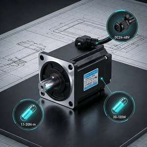 Moteur haute performance 220V 3000-5000 tr/min IP67, moteurs et pilotes AC 100W-2.6KW, kit de pilotes de moteur AC pour robot - Product Image 3