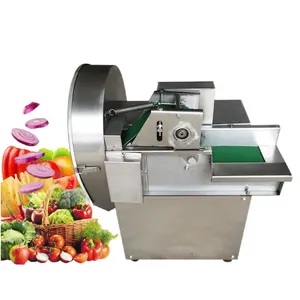 Machine de découpe de fruits et légumes de cuisine de restaurant d'écoles 120-305 KG/H Machine de déchiquetage de légumes automatique multifonctionnelle