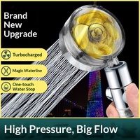 Nouvelle douchette de pluie pressurisée NABING pour salle de bain, avec ventilateur à hélice double turbo, idéale pour les espaces étroits - Modèle Tour de Guangzhou