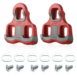 Calas para Pedales de Carretera Wellgo RC7 Compatibles con <span class=keywords><strong>LOOK</strong></span> <span class=keywords><strong>KEO</strong></span>, Piezas de Repuesto, Pedales Autoblocantes, Calas Antideslizantes, Otras Piezas de Bicicleta - Product Image 2