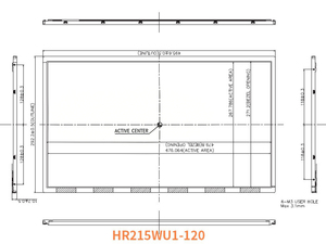 จอภาพ BOE HR215WU1-120 แบบสมมาตร Full View LVDS ขนาด 21.5 นิ้ว ความละเอียด 1920*1080 หน้าจอ LCD แบบ ADS TFT ความสว่าง 250cd พร้อมเคลือบ 3H สำหรับจอภาพตั้งโต๊ะ - Product Image 3