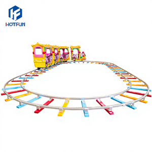 Tren Eléctrico de Acero y Fibra de Vidrio para Niños de 2 a 8 Años, para Uso en Escuelas y Centros Comerciales, Certificado CE, Capacidad Máxima de 5 Personas - Product Image 1