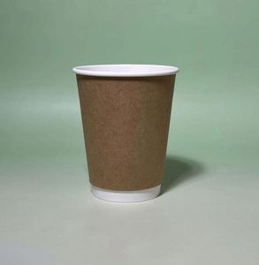 Vasos de Papel Compostables de Pared Simple con Recubrimiento PLA, Ecológicos, para Bebidas Calientes, Té, Latte, Cappuccino, Vino - Product Image 4