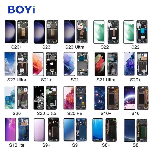 Original Mobile Phone Lcds for Samsung Note 8 9 10 20 Ultra S10 S20 S21 S22 S23 S24 S25 S26 Ultra Plus Lcd Display Screen Repair