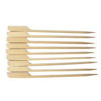Brochettes en bambou Teppo de qualité alimentaire, brochettes jetables biodégradables, brochettes en bambou en vrac pour barbecue