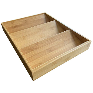 Multi-size In-Drawer Bamboo Spice Rack Organizer.Kitchen Cabinet Bamboo Spice Holder Tray for Seasoning Bottles/Jars Storage