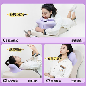 Memory Foam Sleeping Pillow Butterfly Shape Lumbar Support Reading Pillow For Car Bedroom Hotel Hospital - Product Image 2