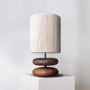 Hiện đại 3000K E27 vải ánh sáng ban đêm đọc sách rắn cơ sở gỗ cạnh giường ngủ đọc bảng đèn - Product Image 3