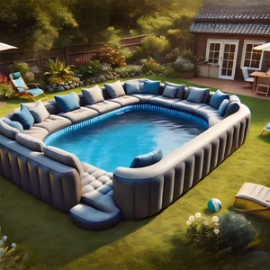 Maßgefertigter Kommerzieller Aufblasbarer Schwimmpool für Draußen PVC-Wasserbecken OEM ODM Tragbarer <span class=keywords><strong>Sommer</strong></span>-Gartenpool - Product Image 6