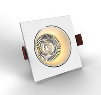 Lampu Sorot LED 7W Tersembunyi Bingkai Persegi Downlight