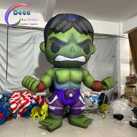 Décoration de vacances Gonflable Cartoon Charater Modèle Vert Gonflable Cartoon Man