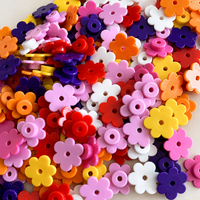 3742 Mini Briques Plantes Fleurs Petites Particules Blocs de Construction Accessoires Plaque Ronde 1*1 avec 6 Pétales Jouet de Construction en Plastique