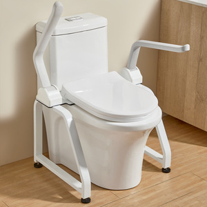 KS Toilet <b>Grab</b> <b>Bar</b> Anti-Slip Support For Elderly Bathroom Safety Standing Aid 300 Jin Load Capacity Stainless Steel Minimalist - Product Image 2