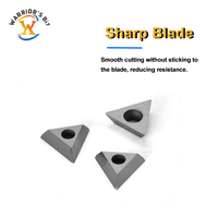 Lame de perçage spéciale Warrior's Bit OEM/ODM en carbure 55HRC revêtue gris clair, insert de finition à rayon pour gravure sur fonte
