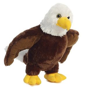 Animal de peluche de la vida Real, pájaro salvaje, águila calva, mascota, juguete personalizado con logotipo OEM - Product Image 3