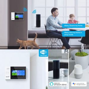 Hot Selling 4.3 Inch Touchscreen Wifi 4G Gsm Huis Alarm Beveiligingssysteem Met Tuya Smart App Controle PST-WG107T-4G - Product Image 5