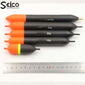 Selco personnalisé poisson-chat en ligne brochet pêche flotteur 8G 15G 20G 25G 30G caoutchouc Orange Balsa phosphore autre forme conception pêche - Product Image 2