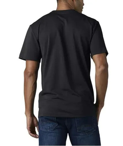 Vêtements décontractés pour hommes Coupe décontractée Performance Polyester Spandex Couleur unie Tee Shirt avec poche à revers - Product Image 2