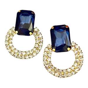 ต่างหูแบบติดหูขนาดเล็ก ชุบทอง สไตล์โมเดิร์น ผลิตตามสั่ง (OEM) สีดำและคริสตัล งานแฮนด์เมด คุณภาพสูง ทันสมัย เหมาะสำหรับงานพิธีการ - Product Image 1