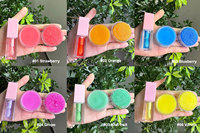 Huile à lèvres, baume à lèvres, exfoliant pour les lèvres, huile repulpante pour les lèvres, saveur fruits, vegan, marque privée