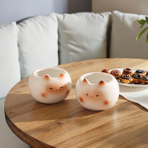 Taza de Cerámica con Forma de Gato de Dibujos Animados, Diseño Bonito, Apta para Microondas y Lavavajillas, para Café/Agua/Leche, Regalo Perfecto - Product Image 4